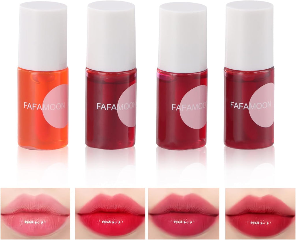 Macchia Colorata per Labbra Rossetto Liquido, Naturale Lucidalabbra a Lunga Tenuta, Korean Lip Tint Stain Waterproof E Idratanti, Matte Mini Liquide Lipstick, Trucco Sexy per Labbra.