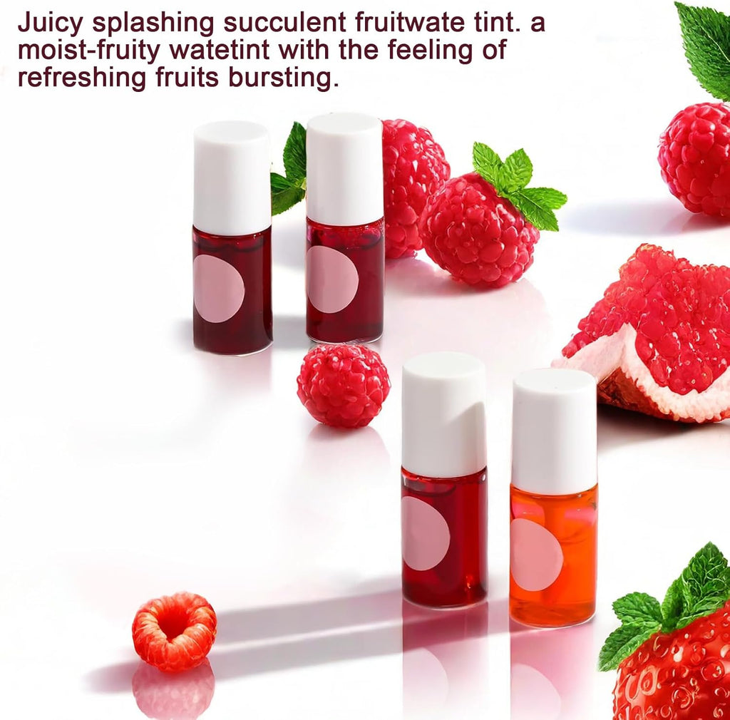 Macchia Colorata per Labbra Rossetto Liquido, Naturale Lucidalabbra a Lunga Tenuta, Korean Lip Tint Stain Waterproof E Idratanti, Matte Mini Liquide Lipstick, Trucco Sexy per Labbra.