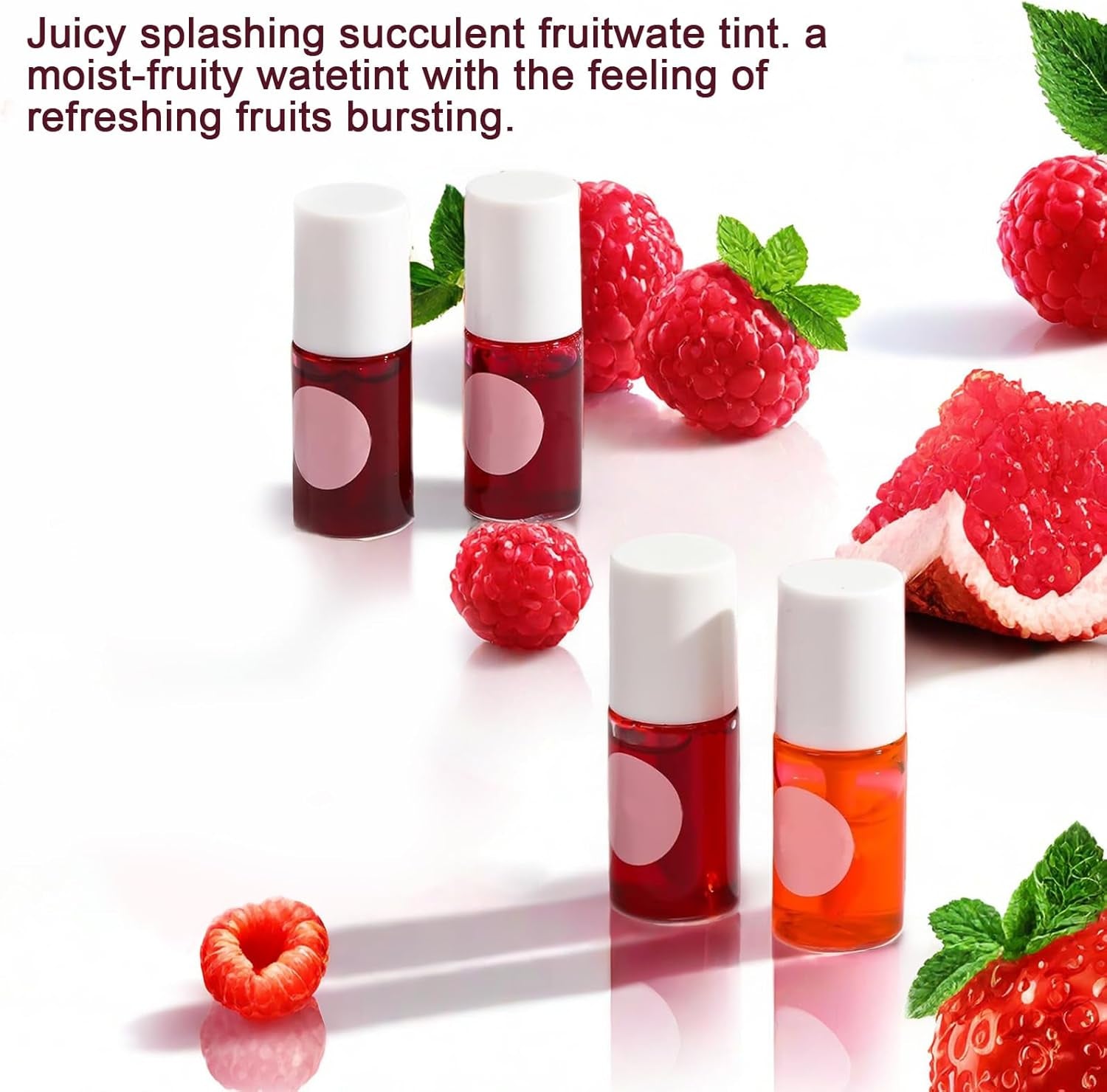 Macchia Colorata per Labbra Rossetto Liquido, Naturale Lucidalabbra a Lunga Tenuta, Korean Lip Tint Stain Waterproof E Idratanti, Matte Mini Liquide Lipstick, Trucco Sexy per Labbra.