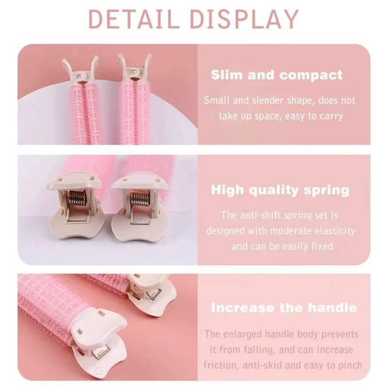 Natural Hair Root Fluffy Clips Curly Hair Rollers and Culers Bangs Hair Styling Clip Hairs Lazy Korean Styling Accessories Black