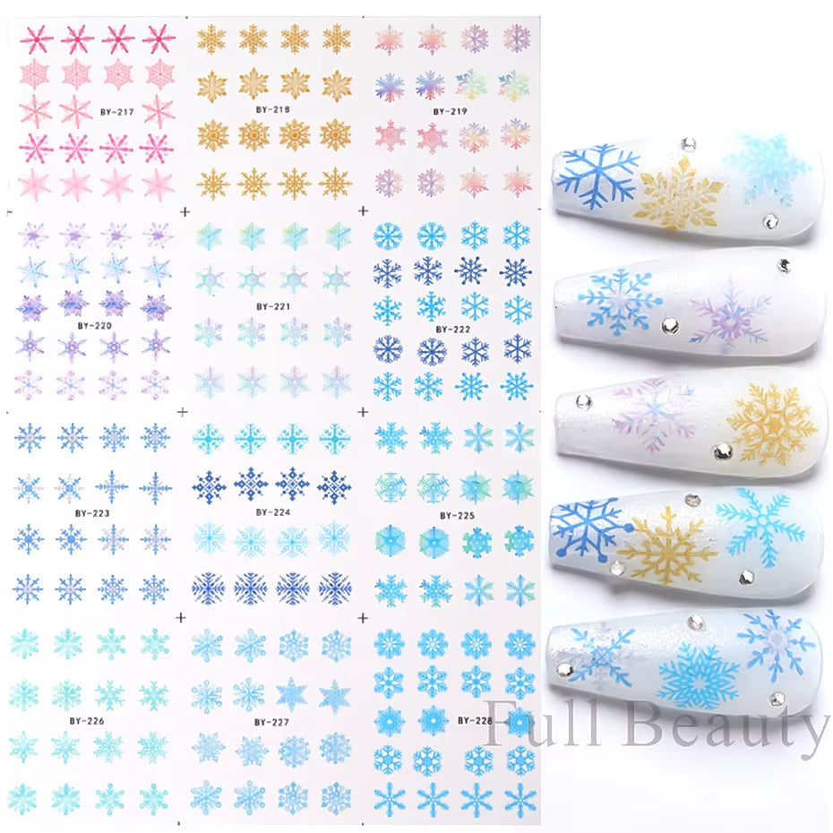 12Pcs Kawaii Cat Nail Water Sticker Anime Watercolor Design Foil for Nail Decals Cute Cartoon Watermark Transfer Manicure Slider