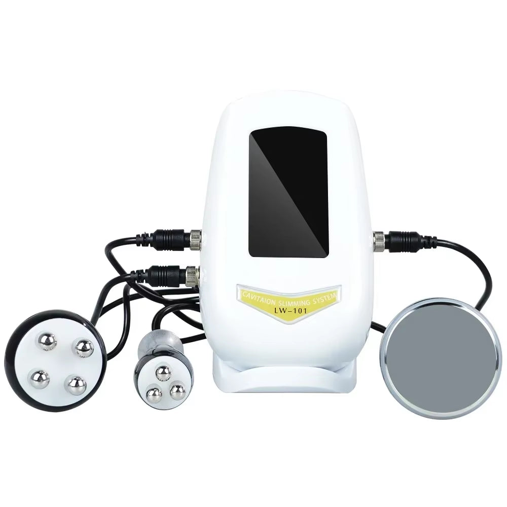 3 in 1 Portable Weight Loss Ultrasound Fat Cavitation System 40KHZ Body Slimming Machine Skin Tigentening Care Beauty Equipment