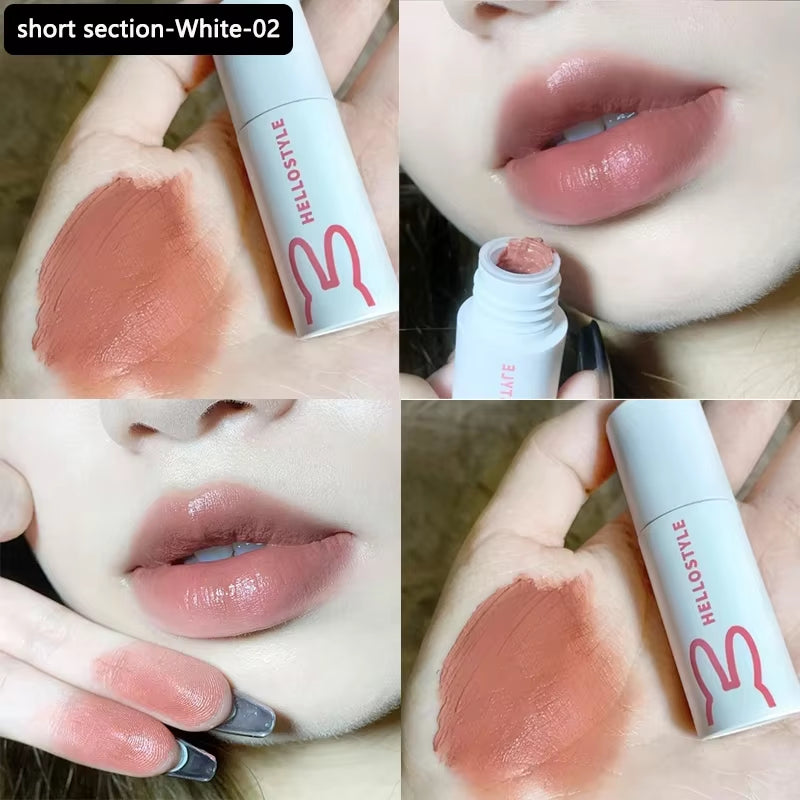 1/3Pcs Punk Gothic Black Matte Lipstick Brown Lip Satin Red Lip Tint Waterproof Sexy Liquid Liptsick Lip Gloss Korean Cosmetics