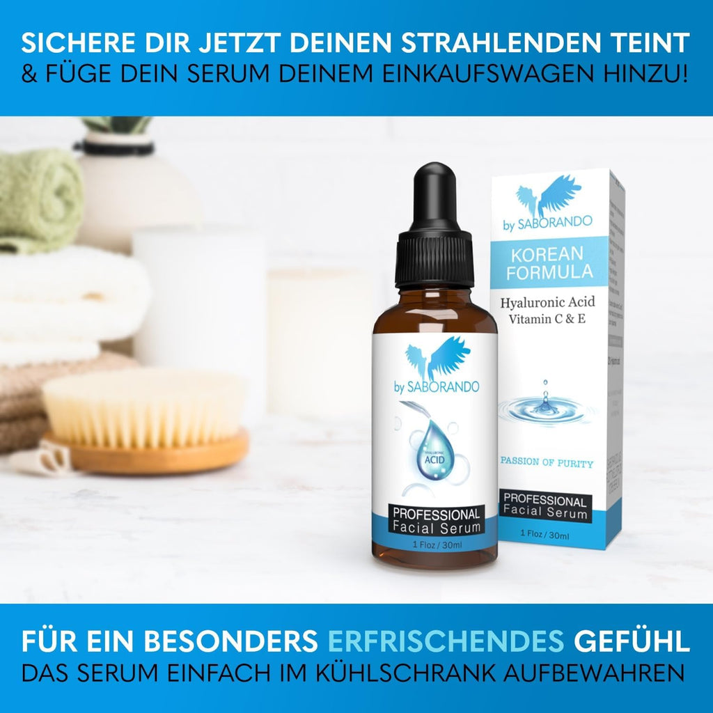 Korean Skincare by  | Cosmetici Coreani Ialuronico Siero Ad Alto Dosaggio + Collagene + Vitamina C Siero | Efficace Contro Le Rughe, anti Invecchiamento E Stimola La Formazione