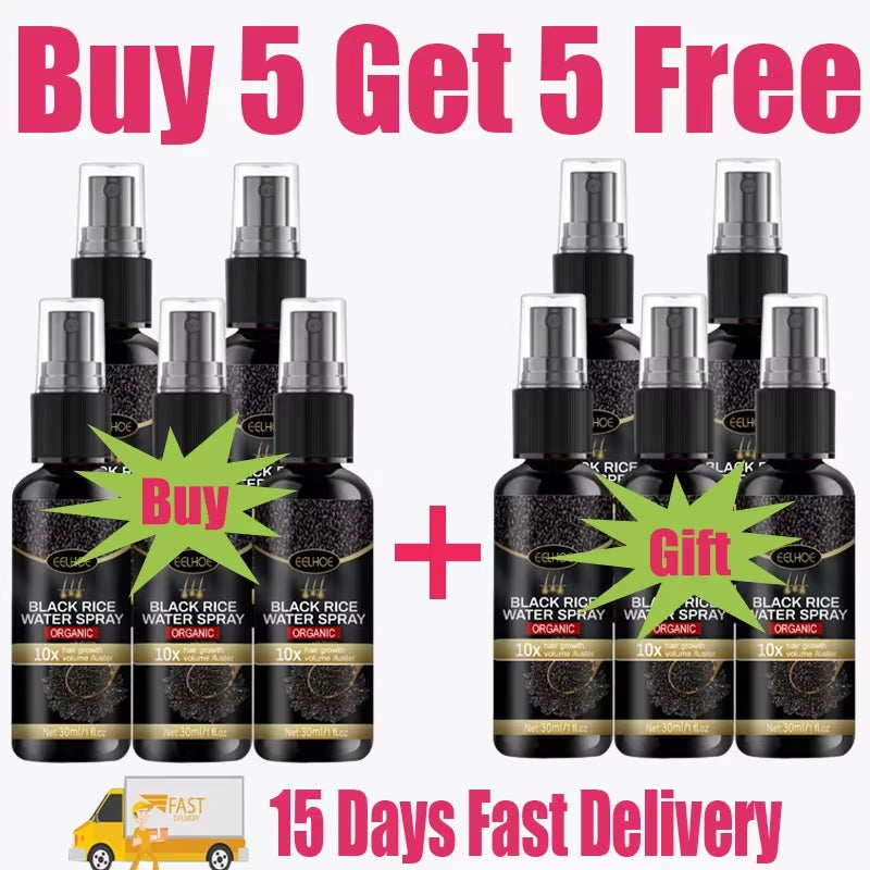 Gray White Hair Treatment Serum Cover White Hair to Black Natural Color Repair Spray anti Loss Hair Restore Healthy Hair Care