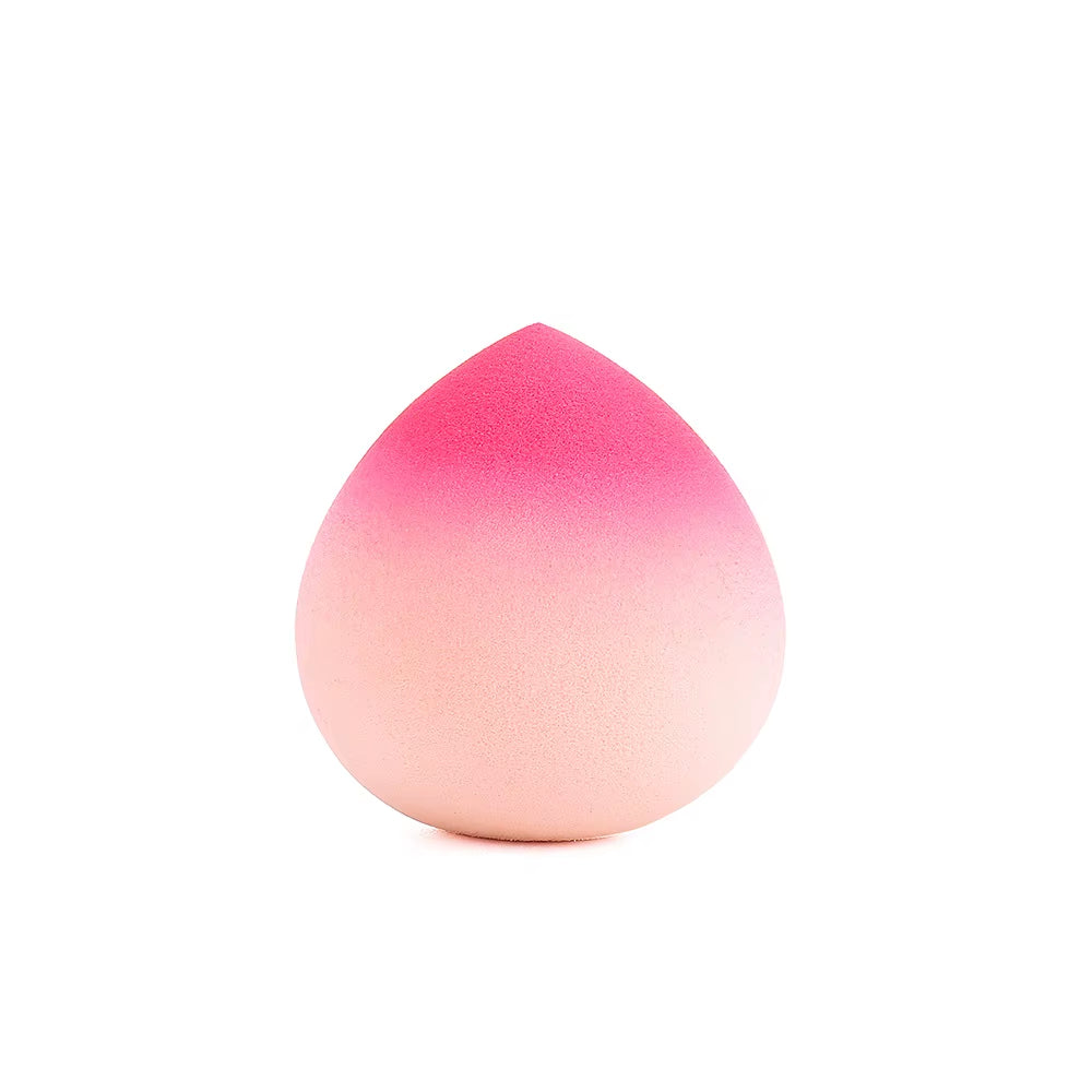 Makeup Sponge Gradient Color Egg Foundation Sponge Water Drop Shape Smooth Applying Cosmetic Peach Puff Powder Wet&Dry Dual Use