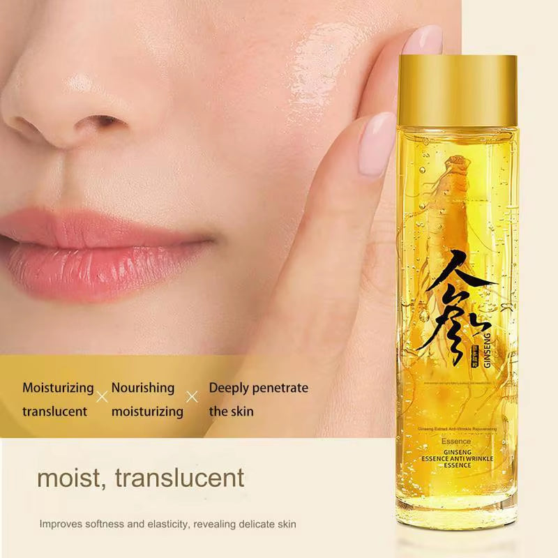Ginseng Extract Liquid anti Wrinkle Lifting Firming Fade Fine Lines Lightening Spot Hyaluronic Acid Nicotinamide Facial Essence