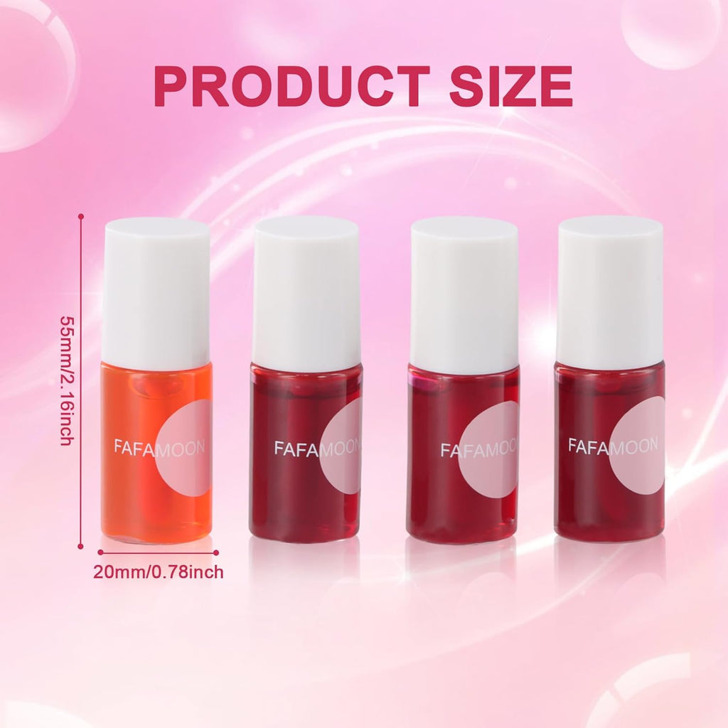 Macchia Colorata per Labbra Rossetto Liquido, Naturale Lucidalabbra a Lunga Tenuta, Korean Lip Tint Stain Waterproof E Idratanti, Matte Mini Liquide Lipstick, Trucco Sexy per Labbra.