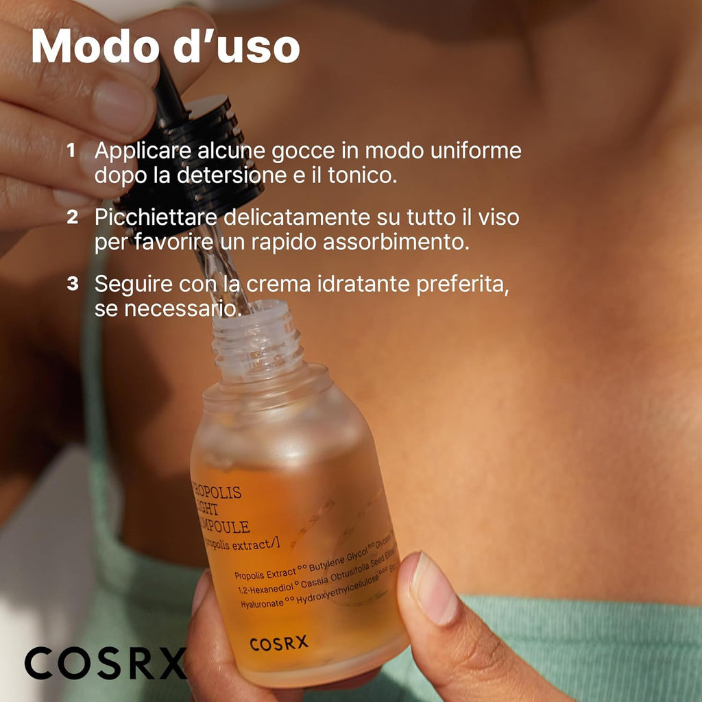 Fiala Di Propoli 1.01 Fl.Oz / 30Ml | Siero Illuminante Con Il 73,5% Di Propoli | Idratazione, Carnagione Più Chiara, Pelle Luminosa, Korean Skincare