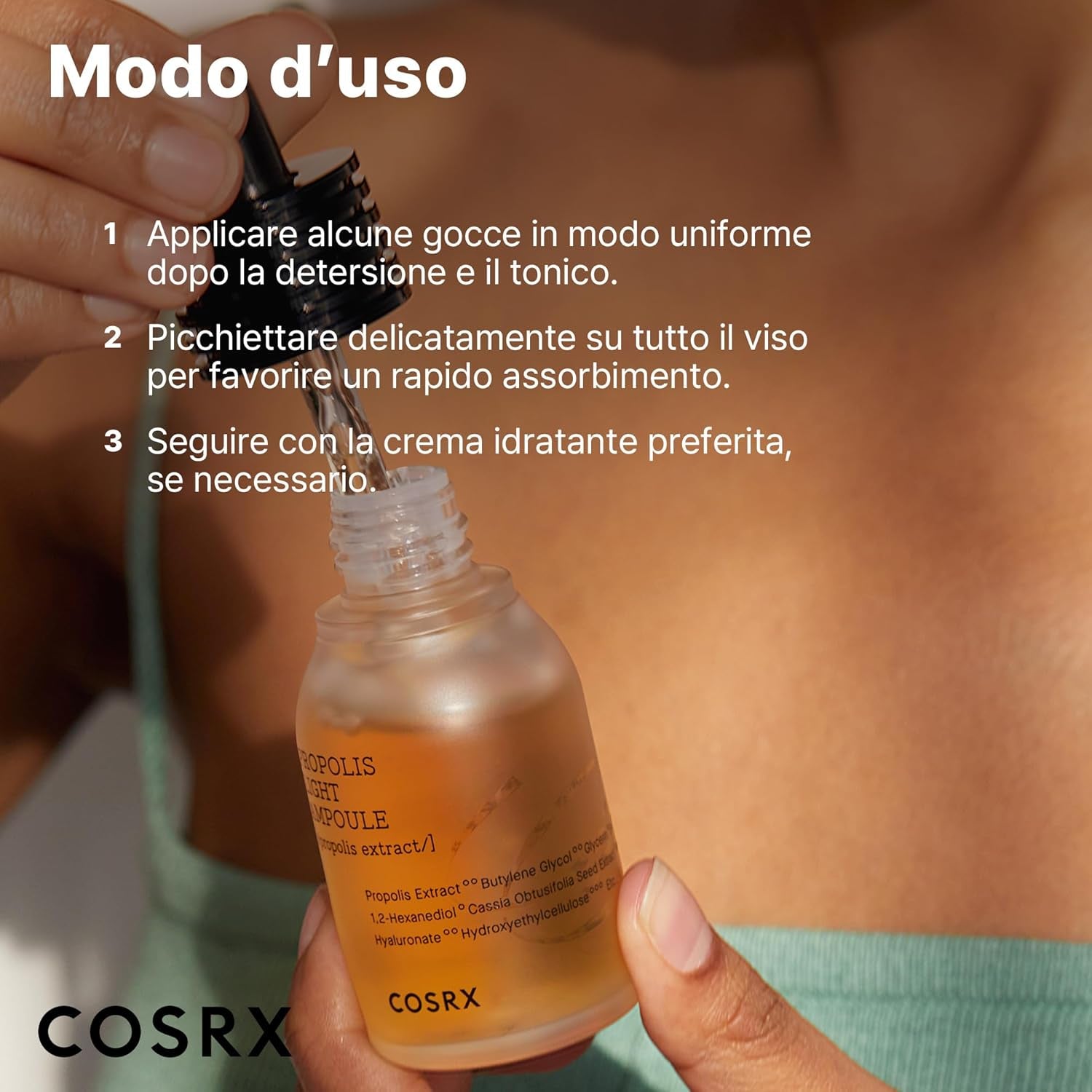 Fiala Di Propoli 1.01 Fl.Oz / 30Ml | Siero Illuminante Con Il 73,5% Di Propoli | Idratazione, Carnagione Più Chiara, Pelle Luminosa, Korean Skincare