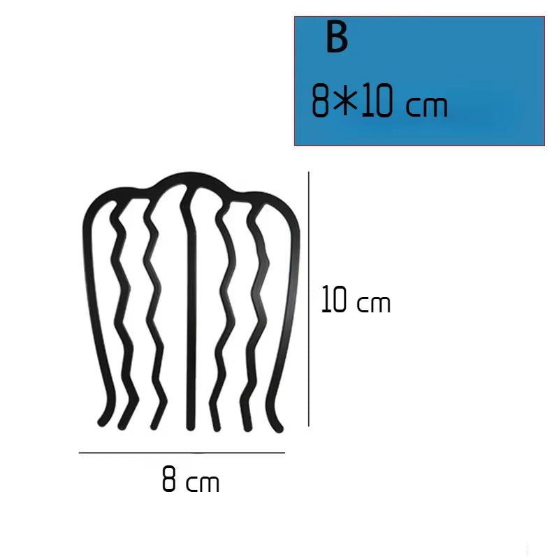 Korean Hairpin Comb for Women Braiders Braiding Twist Fork Styling Clip Stick Bun Maker Hair Clips Ornament DIY Hair Accessories