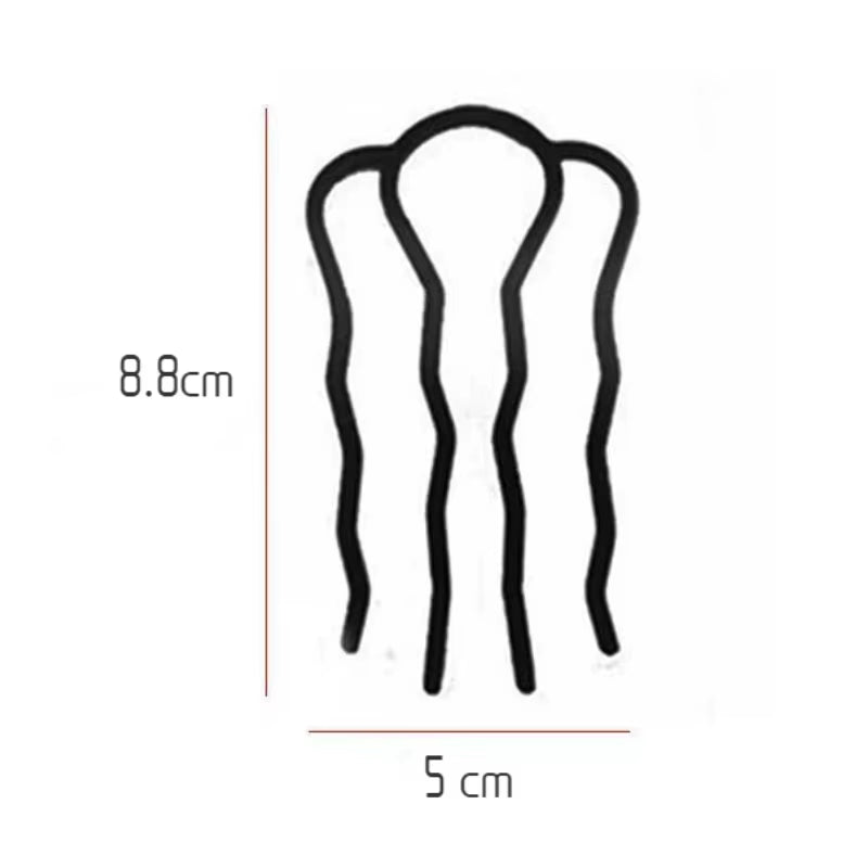 Korean Hairpin Comb for Women Braiders Braiding Twist Fork Styling Clip Stick Bun Maker Hair Clips Ornament DIY Hair Accessories