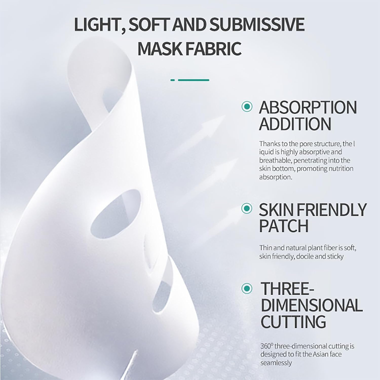 Korean Brand Lactobionic Acid Facial Mask 30Ml×10Pcs / Post-Makeup Deep Cleansing & Moisturizing, Anti-Aging, Anti-Oxidant, Anti-Acne & Anti-Inflammatory, Shrink Pores