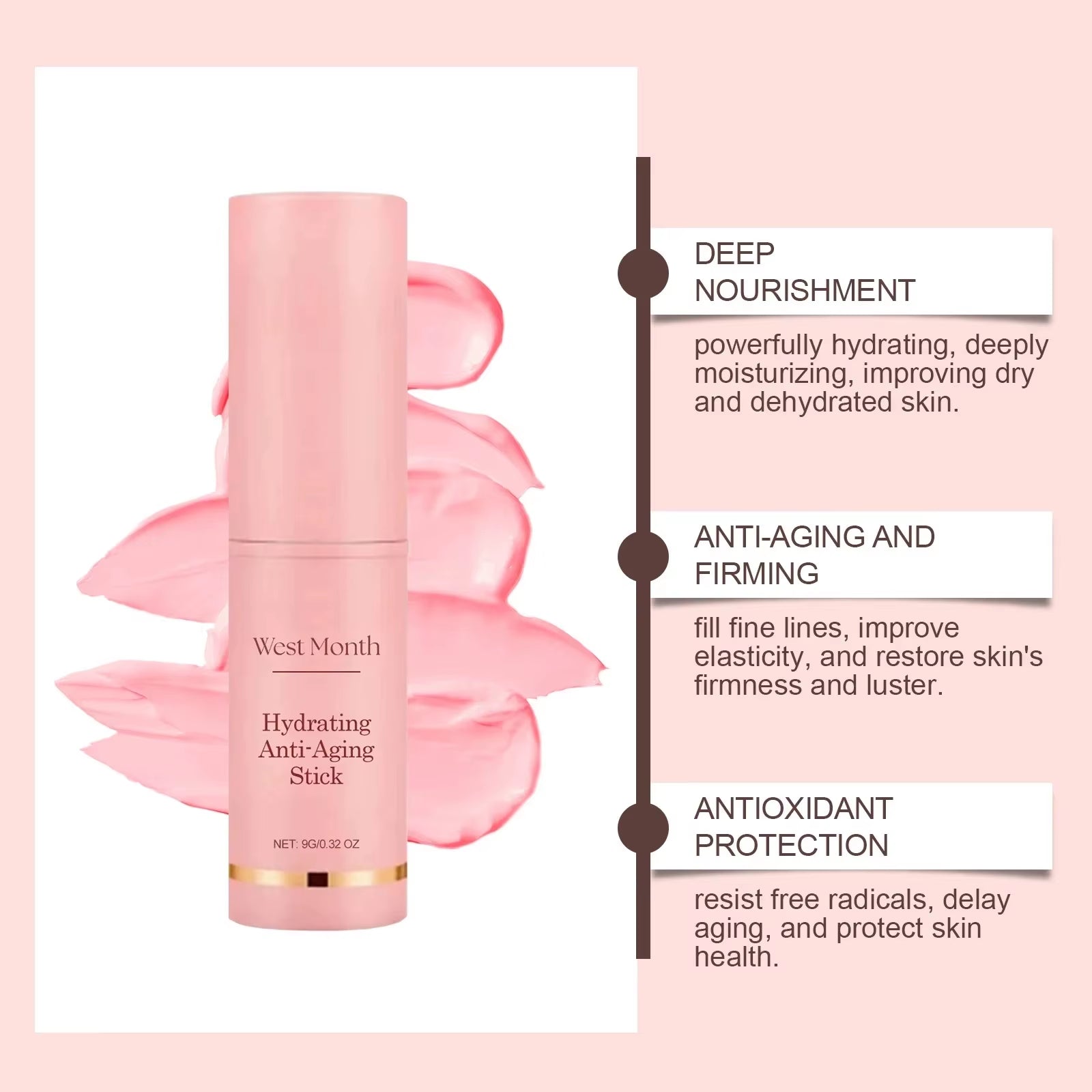 Moisturizing Multi Balm Stick Wrinkle Bounce Collagen Improving Wrinkle Universal Cream Dull Hydrating Stick Korean Skin Care