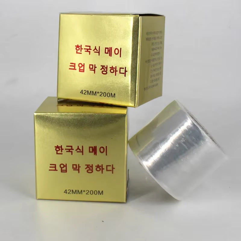 Disposable Tattoo Cover Barrier Film Safe PE Cling Film Transparent for Tattoo Eyebrow Lips Makeup Accessories Supply
