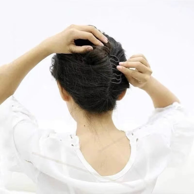 Korean Hairpin Comb for Women Braiders Braiding Twist Fork Styling Clip Stick Bun Maker Hair Clips Ornament DIY Hair Accessories