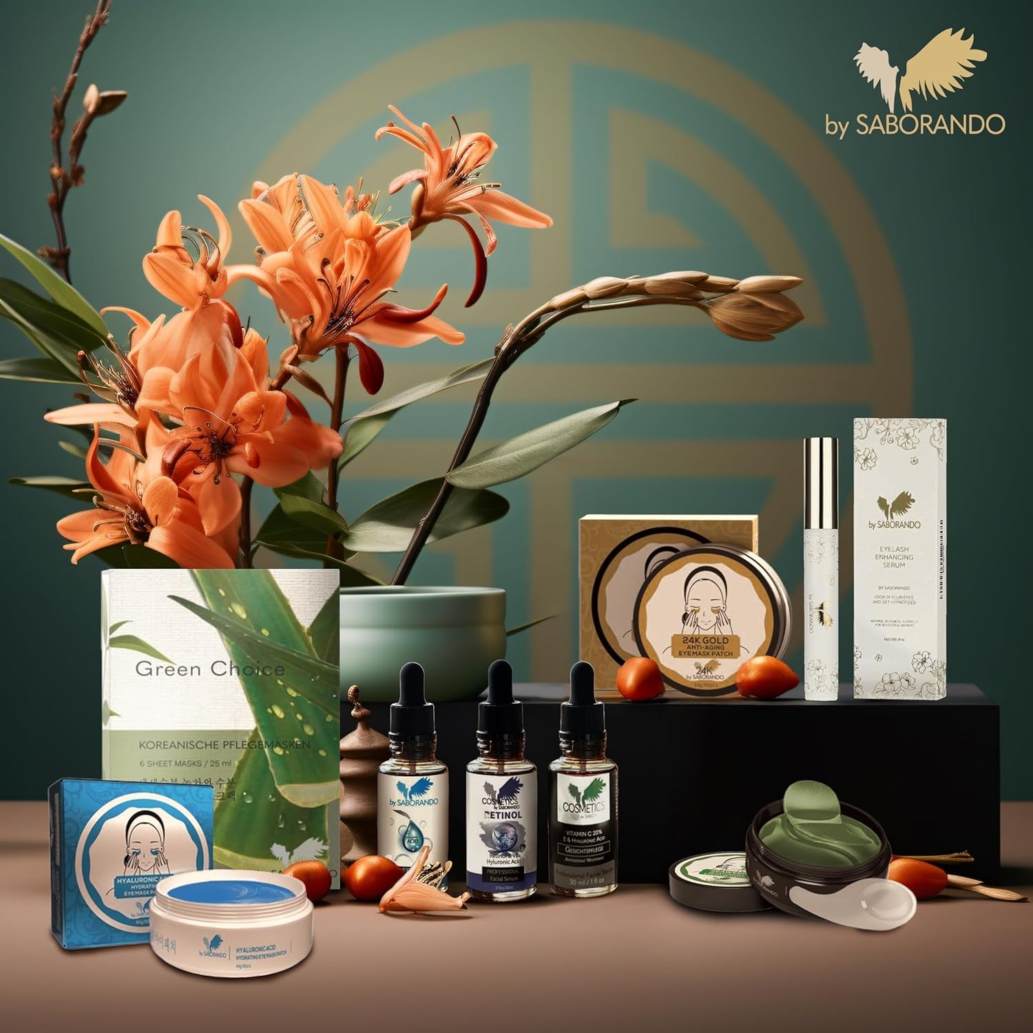 Korean Skincare by  | Cosmetici Coreani Ialuronico Siero Ad Alto Dosaggio + Collagene + Vitamina C Siero | Efficace Contro Le Rughe, anti Invecchiamento E Stimola La Formazione