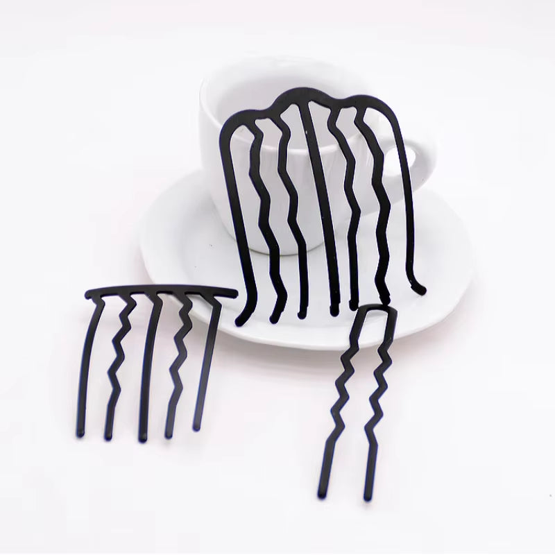 Korean Hairpin Comb for Women Braiders Braiding Twist Fork Styling Clip Stick Bun Maker Hair Clips Ornament DIY Hair Accessories