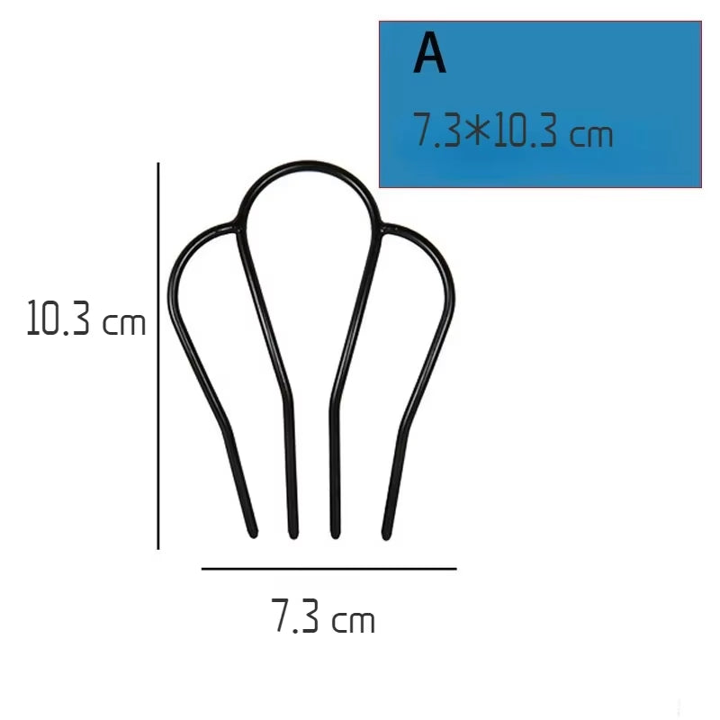 Korean Hairpin Comb for Women Braiders Braiding Twist Fork Styling Clip Stick Bun Maker Hair Clips Ornament DIY Hair Accessories