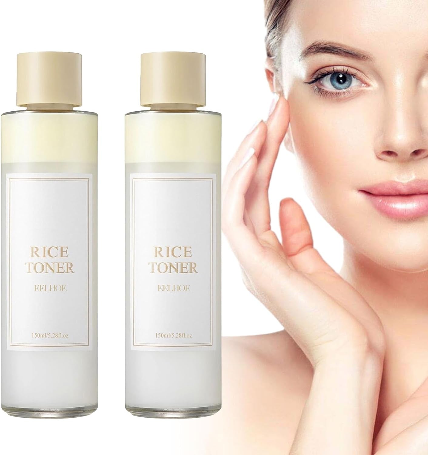 Tonico Idratante Al Riso, 150Ml - Toner per Un'Idratazione Profonda, Con Estratti Di Riso Coreano, per Pelli Secche E Sensibili