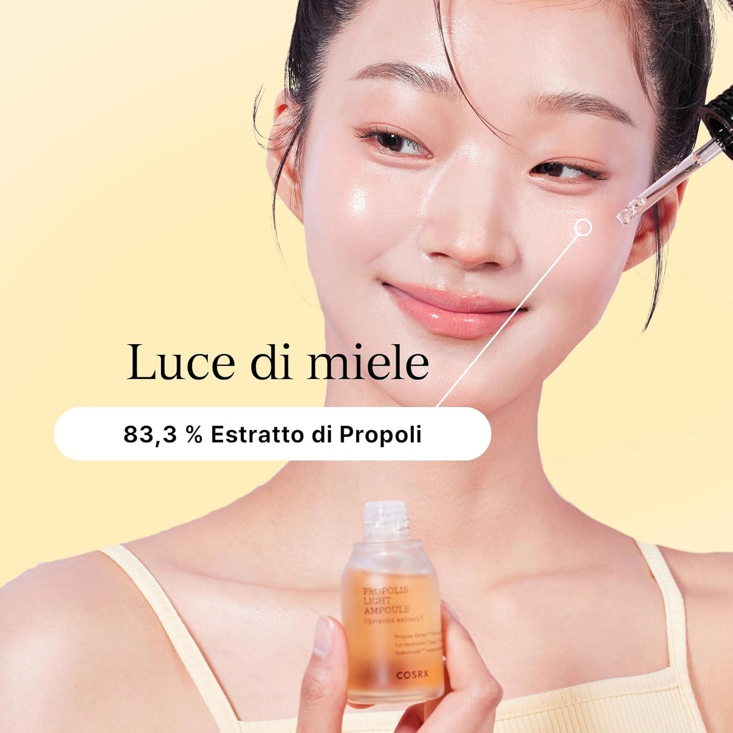 Fiala Di Propoli 1.01 Fl.Oz / 30Ml | Siero Illuminante Con Il 73,5% Di Propoli | Idratazione, Carnagione Più Chiara, Pelle Luminosa, Korean Skincare