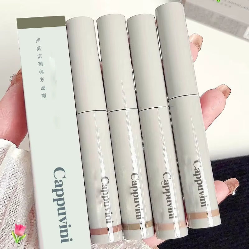 Cocoa Brown Eyebrow Tint Cream Waterproof Natural Eyebrow Tattoo Cream Light Color Eyebrows Make up Smooth Fluff Brow Dye Pencil