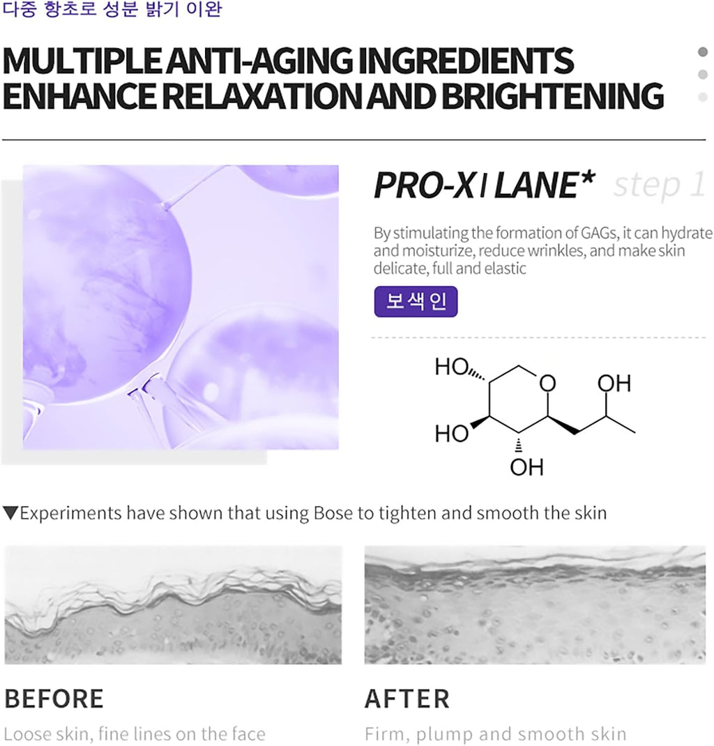 Korean Brand Pro-Xylane Face Serum 37Ml / Anti-Aging & Anti-Wrinkle Formula to Promote Collagen Synthesis, Tender and Moisturize Skin, Reduce Fine Lines and Reveal Youthful Radiance
