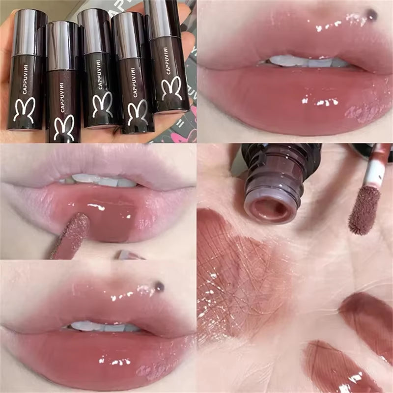 1/3Pcs Punk Gothic Black Matte Lipstick Brown Lip Satin Red Lip Tint Waterproof Sexy Liquid Liptsick Lip Gloss Korean Cosmetics