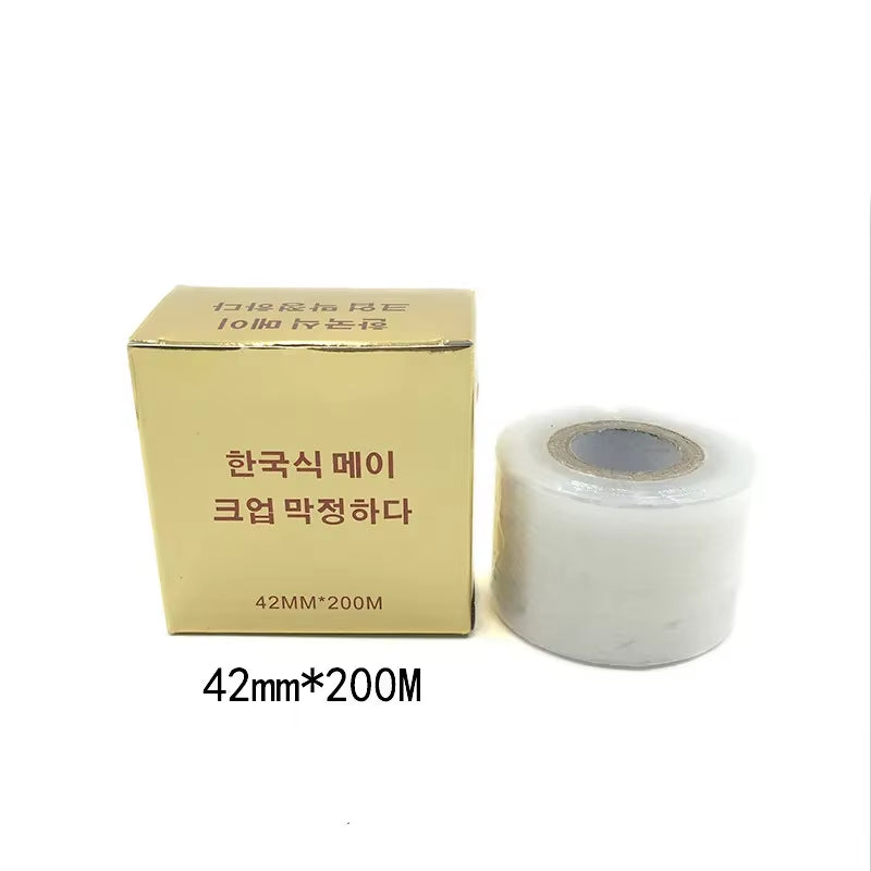 Disposable Tattoo Cover Barrier Film Safe PE Cling Film Transparent for Tattoo Eyebrow Lips Makeup Accessories Supply