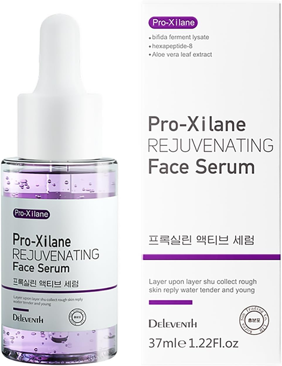 Korean Brand Pro-Xylane Face Serum 37Ml / Anti-Aging & Anti-Wrinkle Formula to Promote Collagen Synthesis, Tender and Moisturize Skin, Reduce Fine Lines and Reveal Youthful Radiance